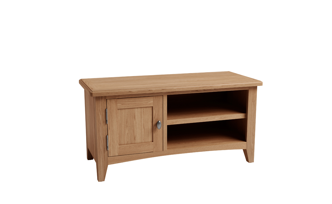 Columbus Oak Small TV Unit 