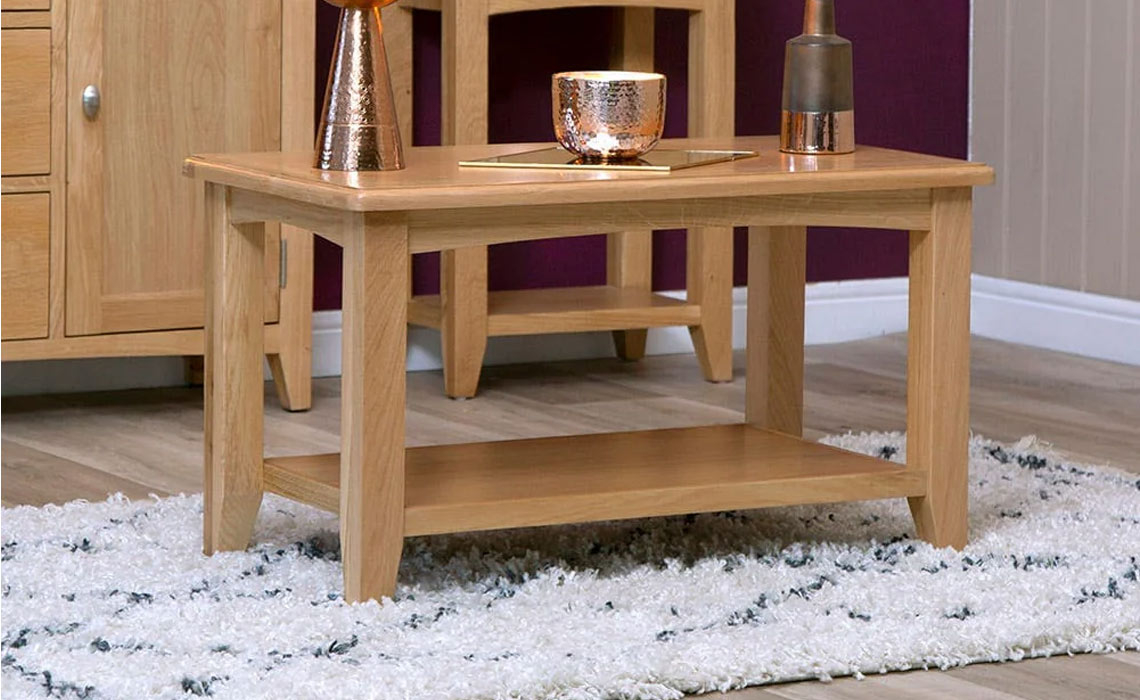 Columbus Oak Small Coffee Table