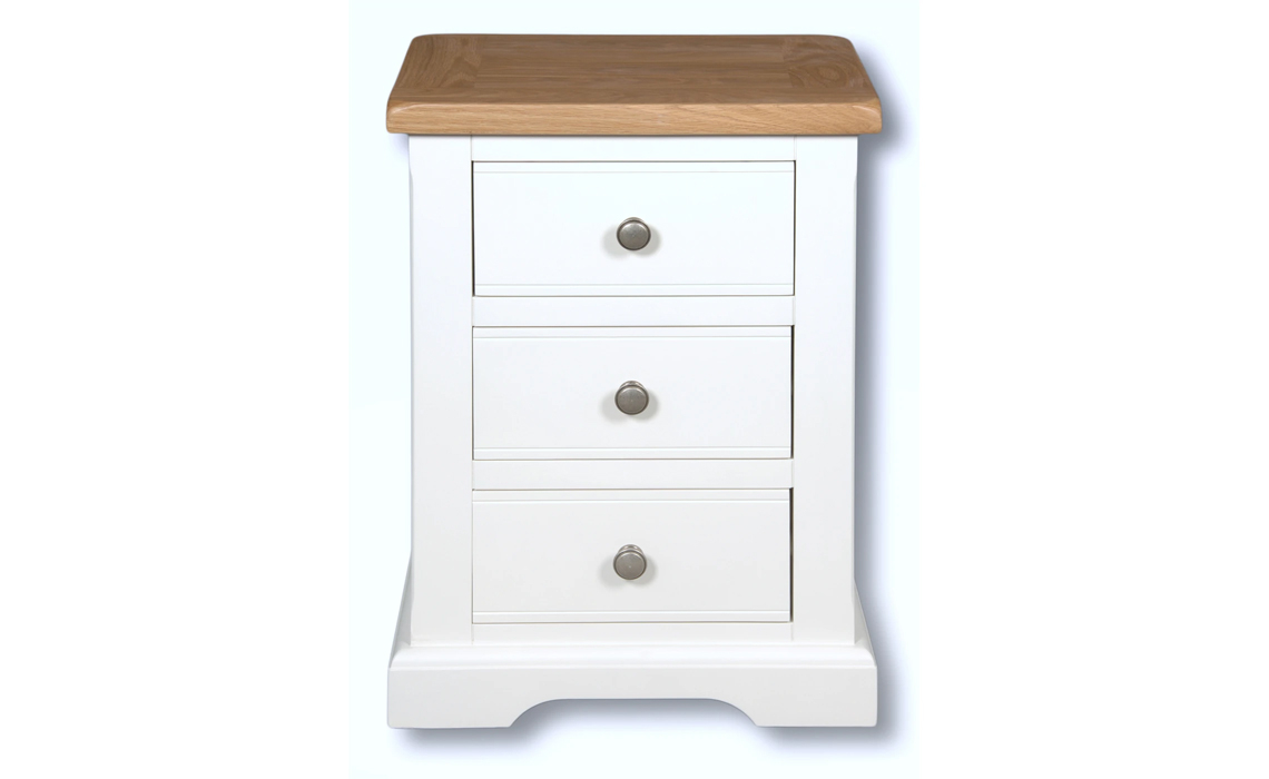 Suffolk Painted Large 3 Drawer Bedside