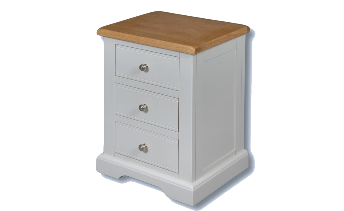 Suffolk Painted Large 3 Drawer Bedside