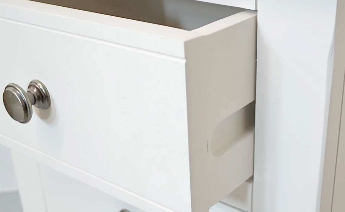 Suffolk Painted Large 3 Drawer Bedside