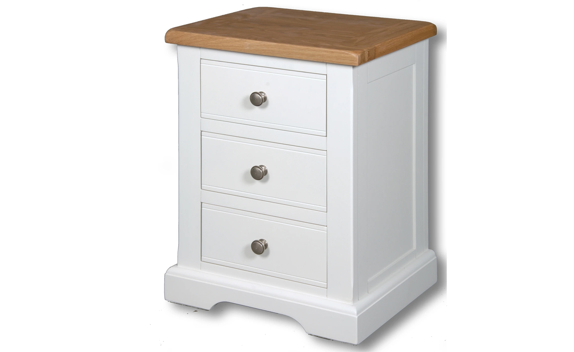 Suffolk Painted Large 3 Drawer Bedside
