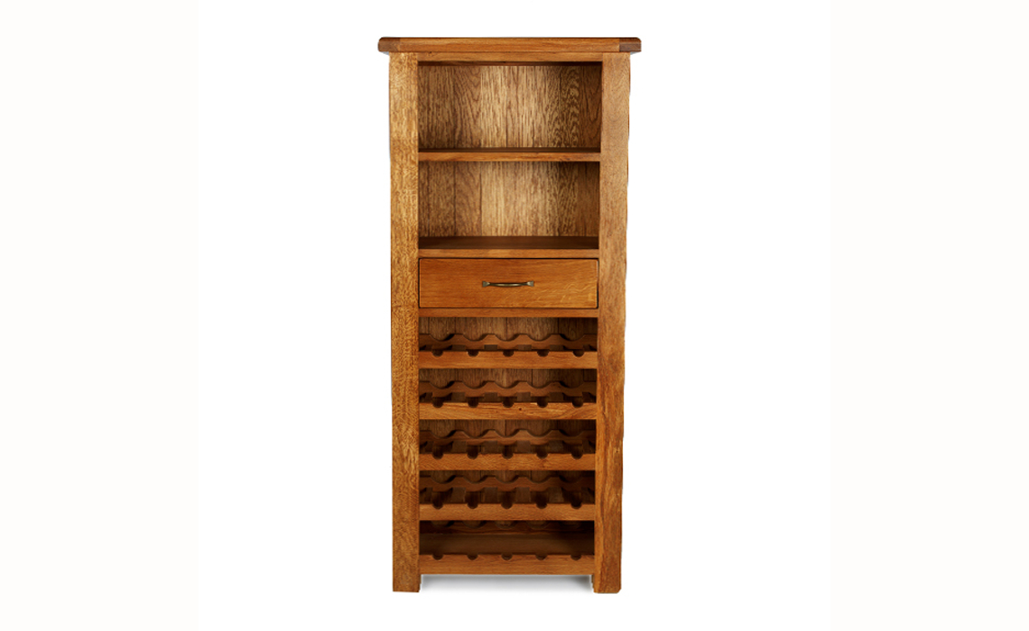 Hollywood Oak Tall Wine Cabinet