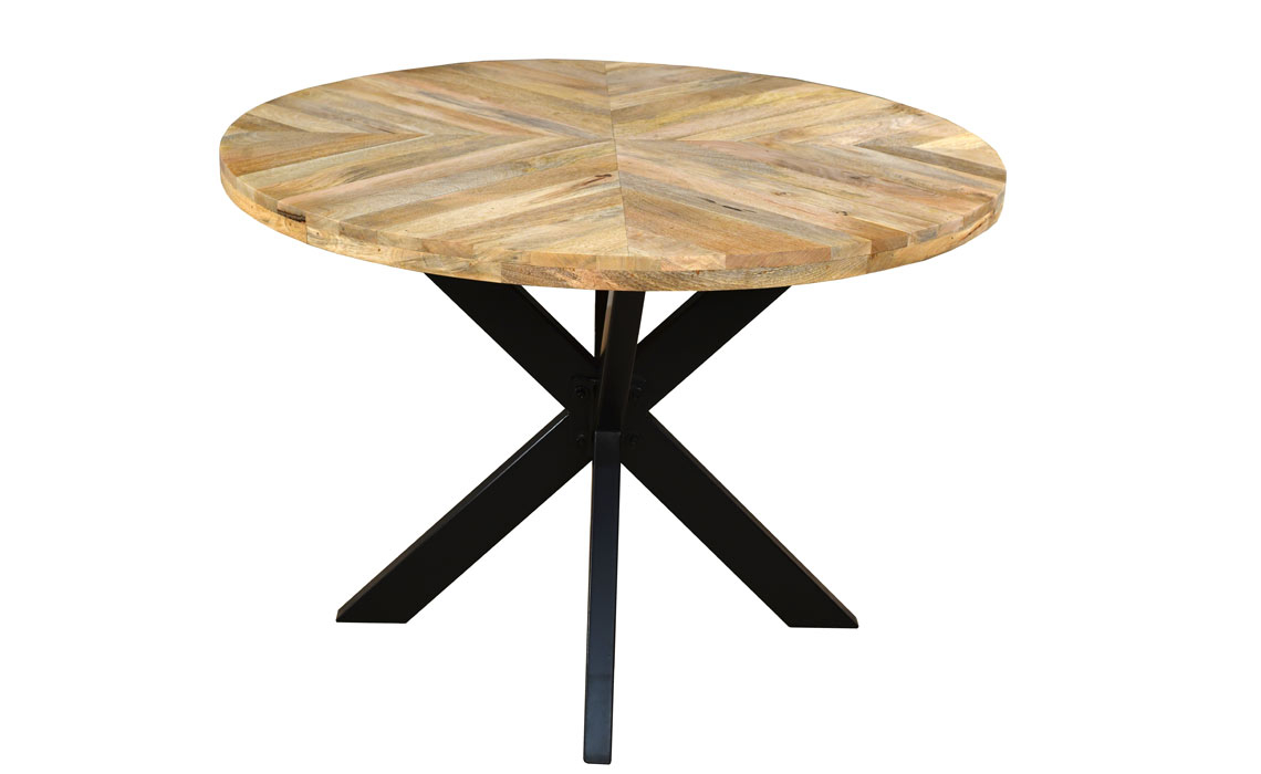 Mimoso Solid Mango 110cm Star Leg Dining Table 