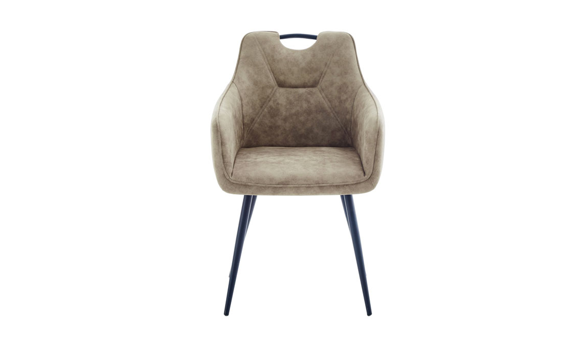 Milan Dining Chair - Mink PU Chair