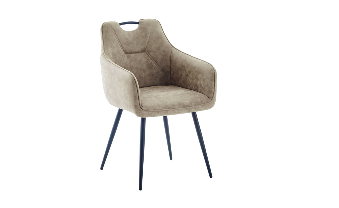 Milan Dining Chair - Mink PU Chair