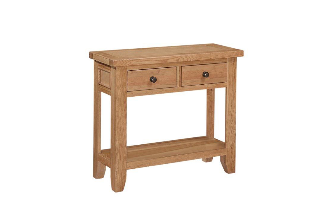 Royal Oak 2 Drawer Console Table