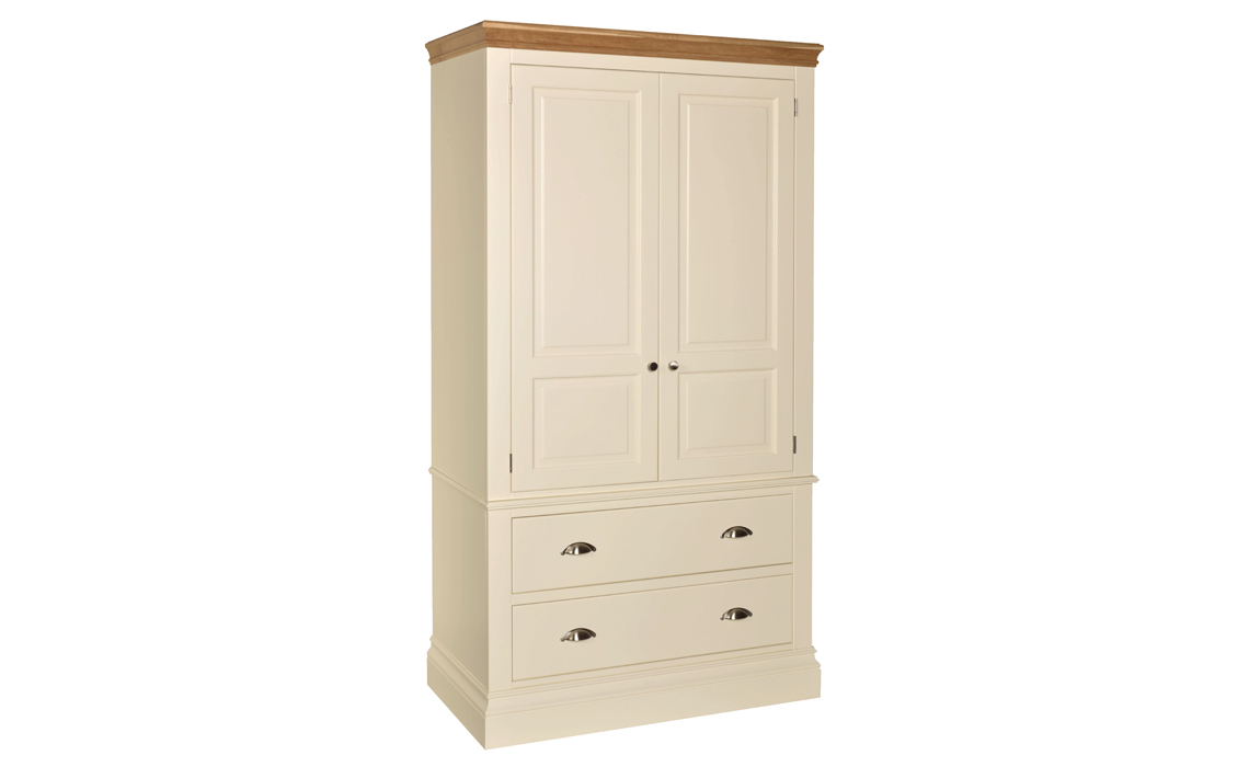Barden Painted Gents Wardrobe With 2 Drawers