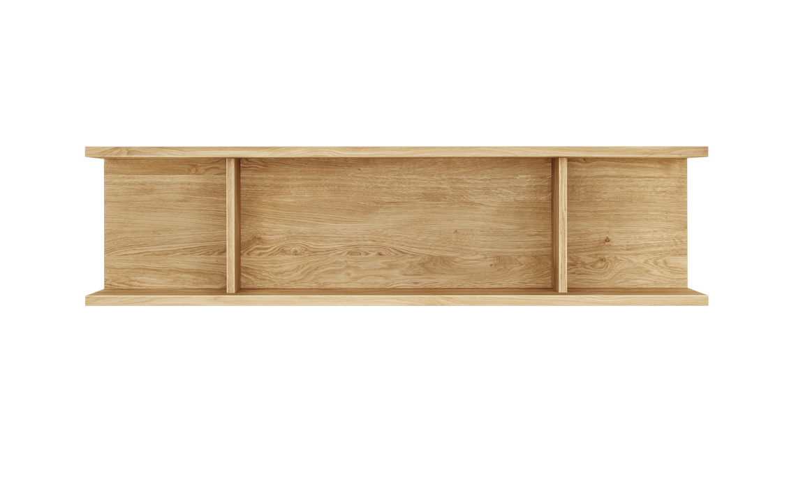 Annika Modern Oak Wall Hanging Shelf