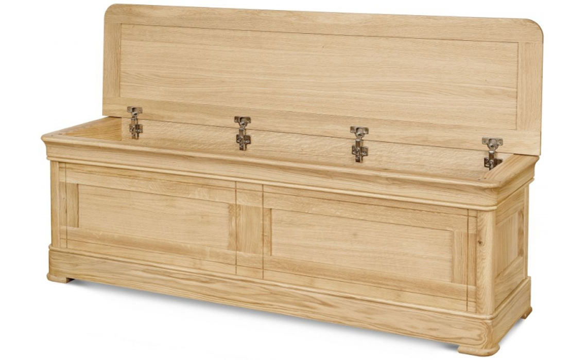 Lancaster Solid Oak Medium Blanket Box