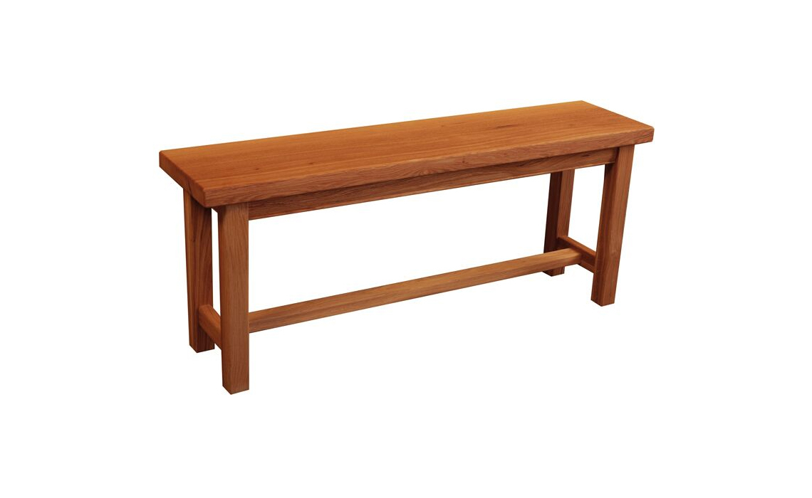 Crofter Solid Oak Bench 