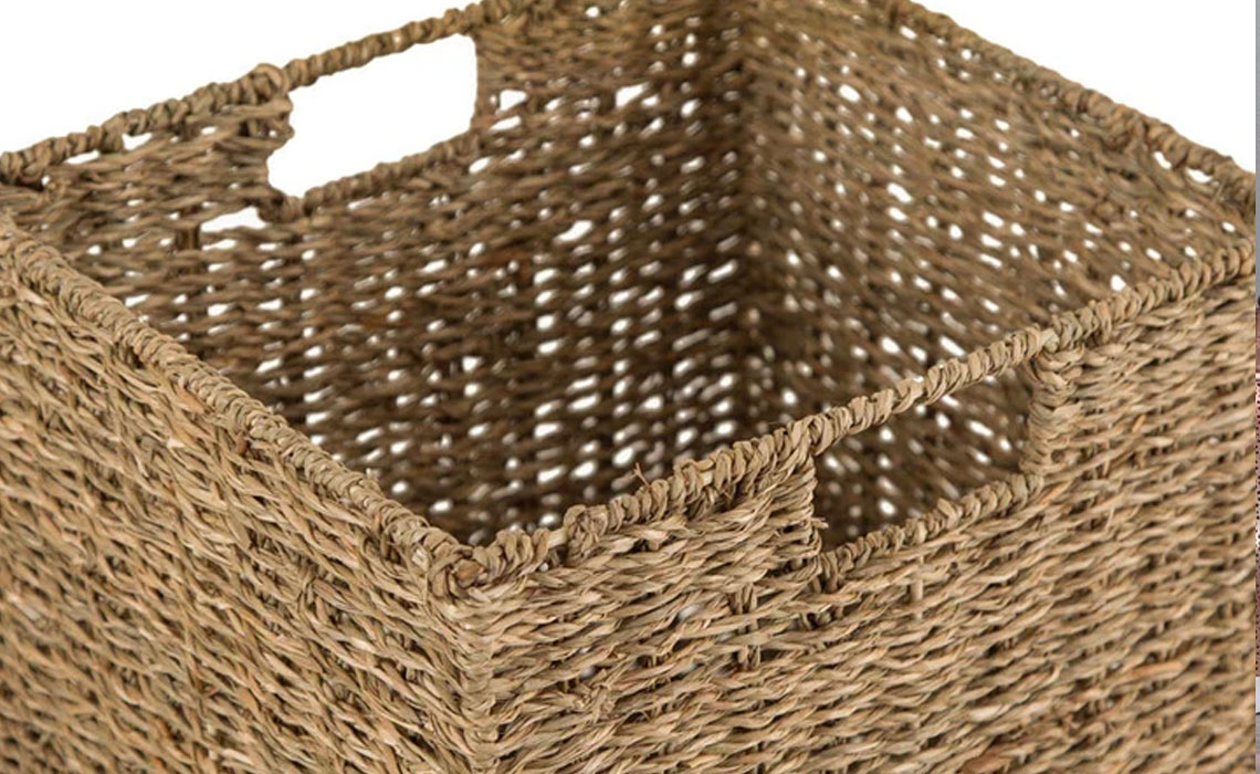 Columbus Oak Hall Bench With Baskets