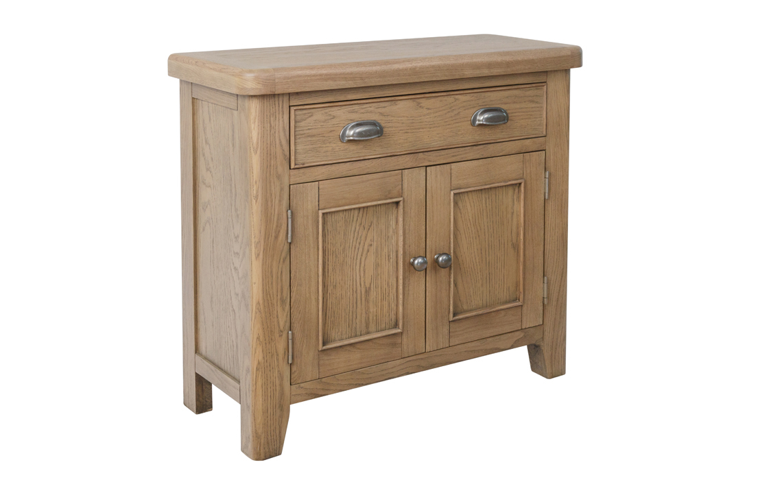 Ambassador Oak 2 Door 1 Drawer Small Sideboard