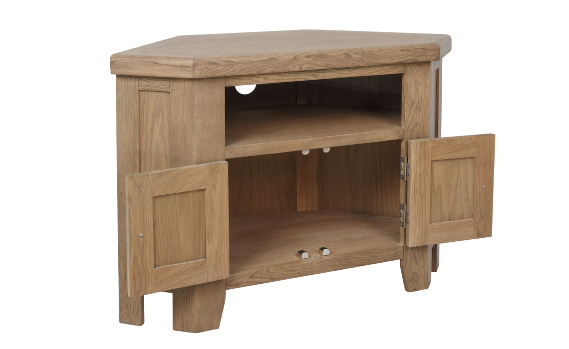 Ambassador Oak Corner TV Unit