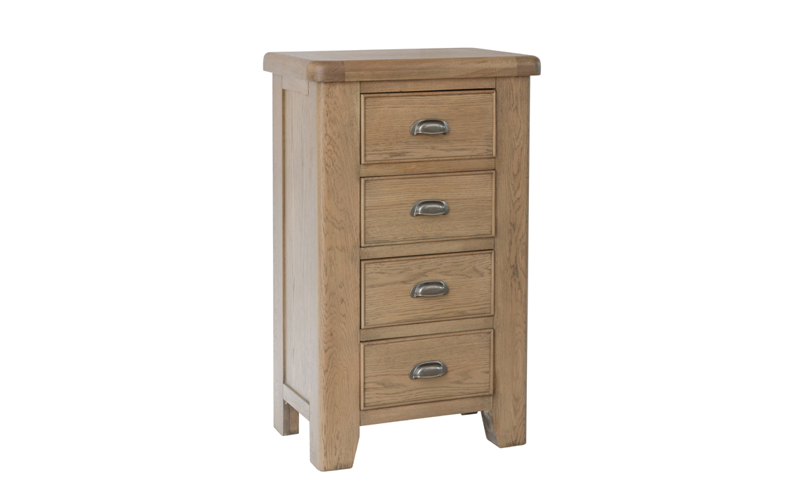 Ambassador Oak 4 Drawer Chest