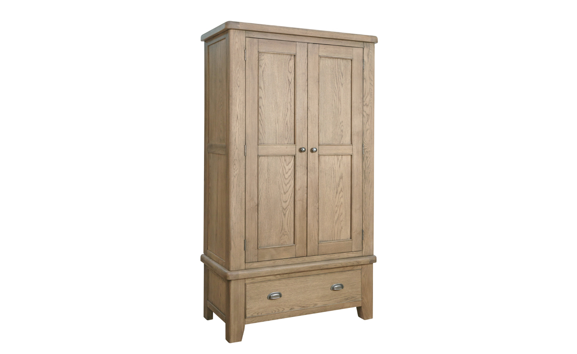 Ambassador Oak 2 Door Gents Wardrobe