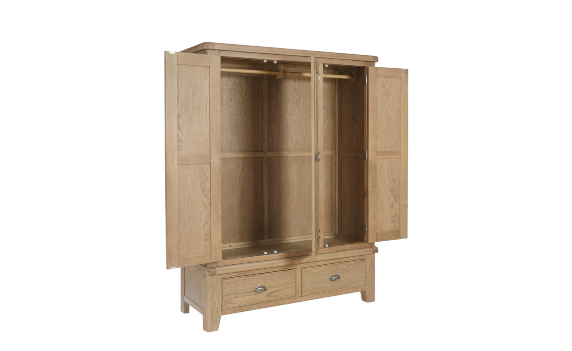 Ambassador Oak 3 Door Triple Wardrobe