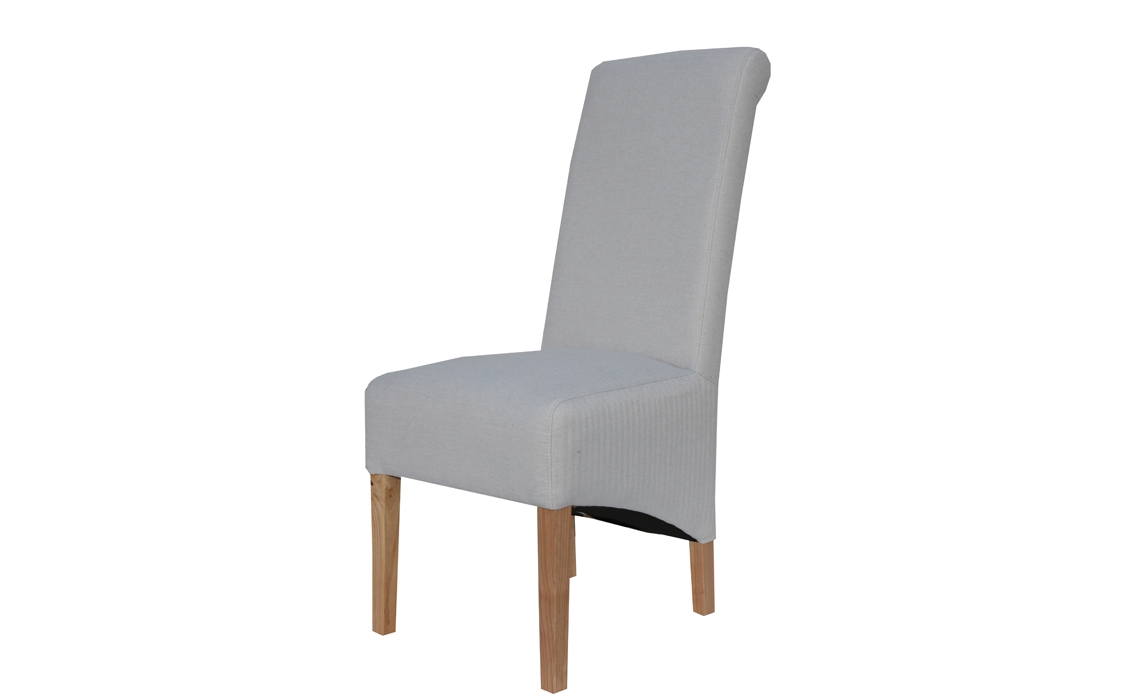 Highcliffe Natural Scroll Back Dining Chair