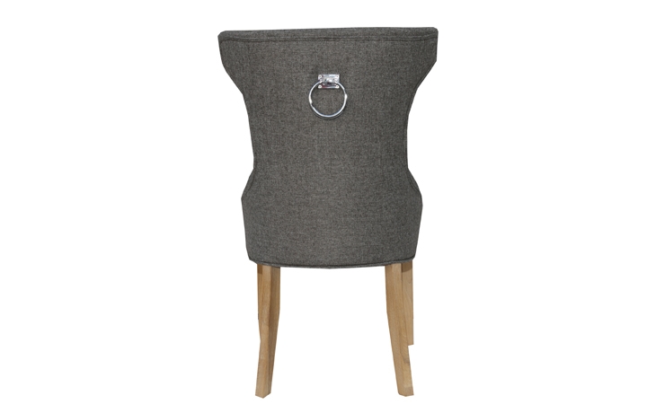 Grace Dark Grey Upholstered Dining Chair