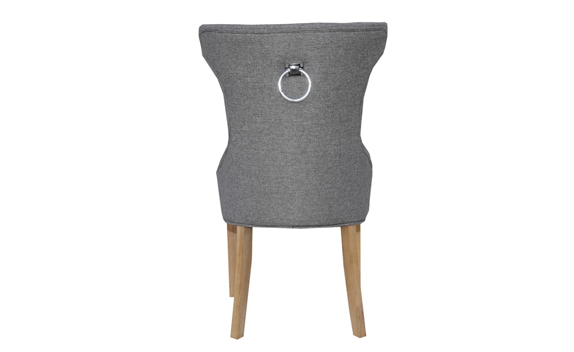 Grace Light Grey Upholstered Dining Chair