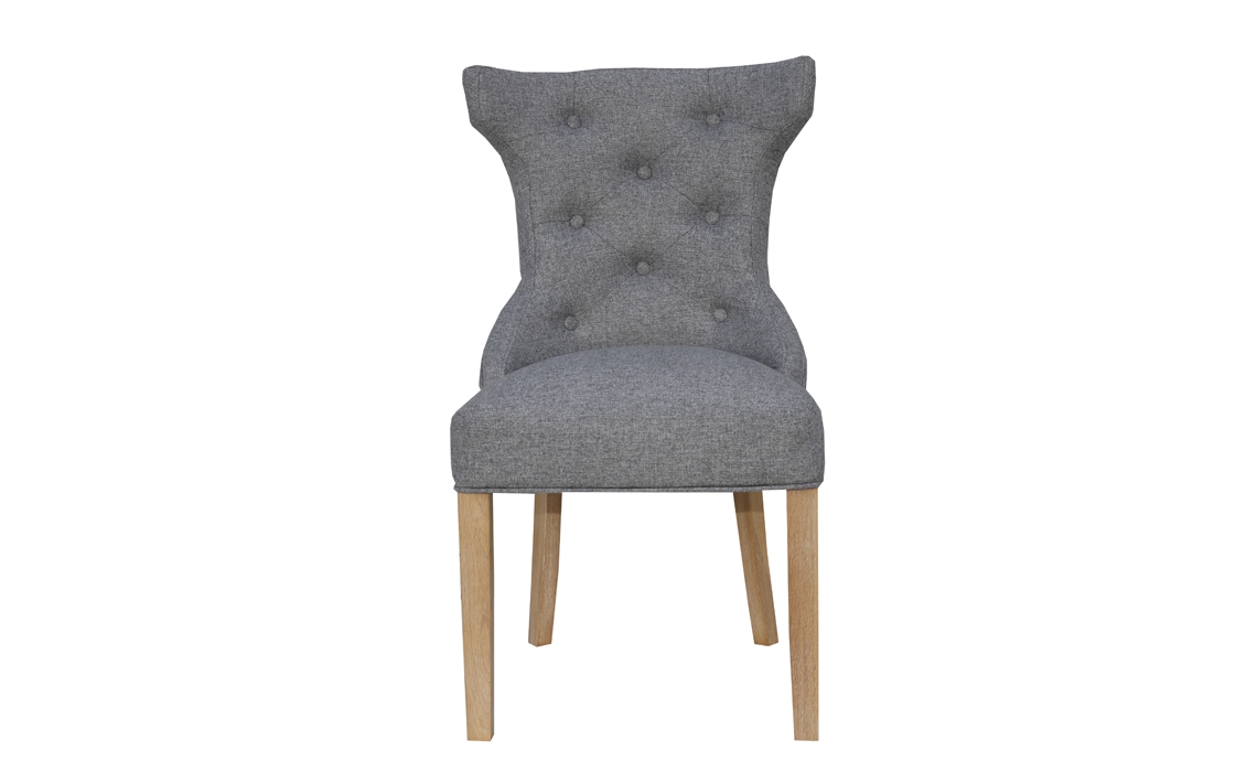 Grace Light Grey Upholstered Dining Chair