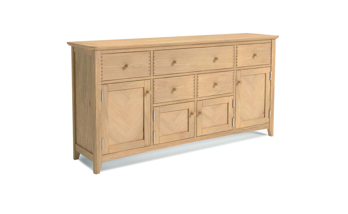 Carnaby Oak Extra Large Sideboard