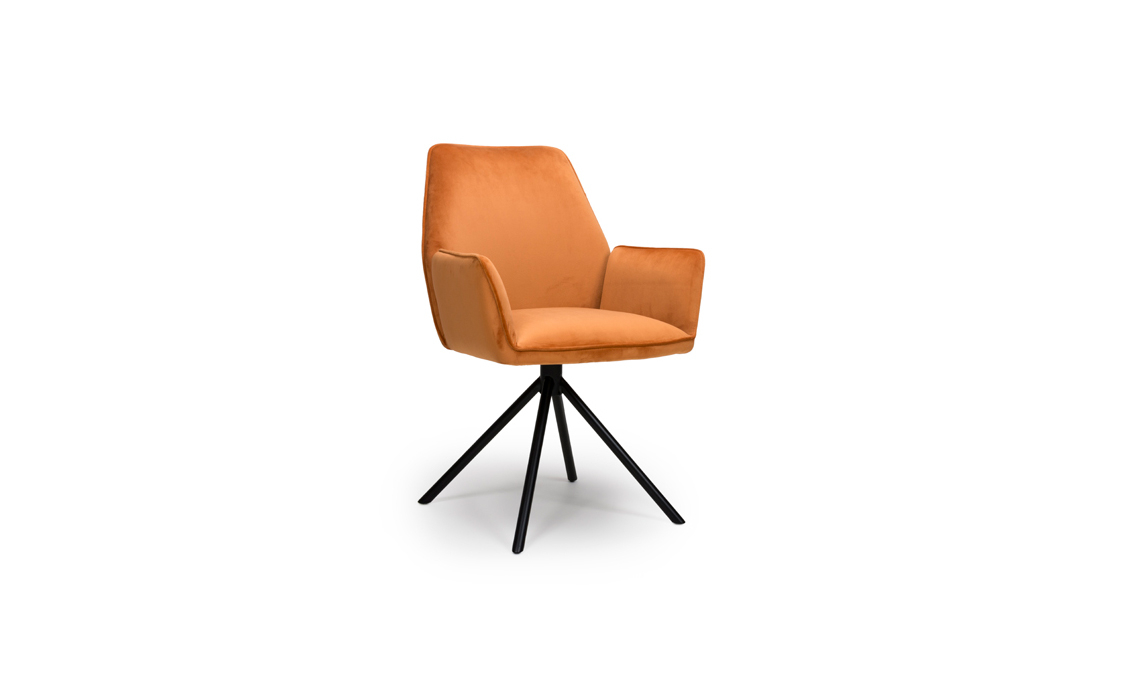 Uno Burnt Orange Dining Chair 