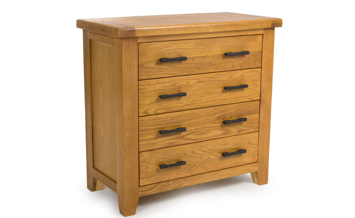 Hamilton Oak 4 Drawer Chest