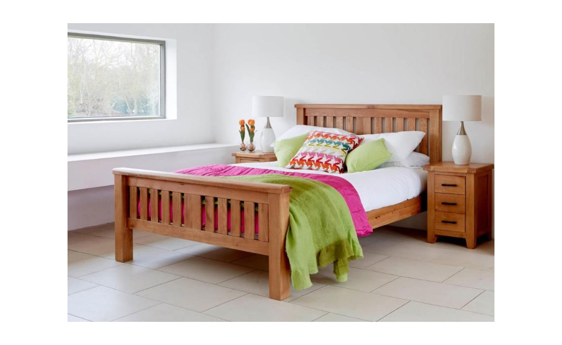 Hamilton Oak 4ft6 Double Bed Frame