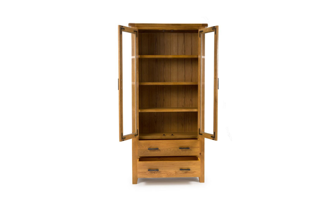 Hamilton Oak Display Cabinet
