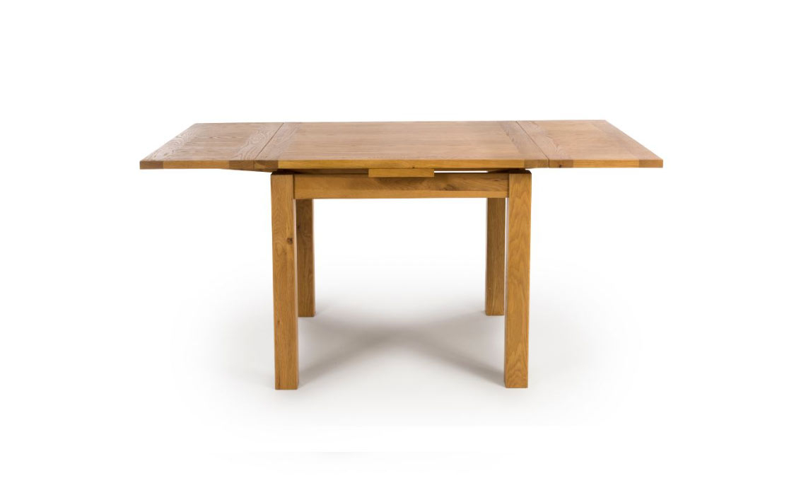 Hamilton Oak 90-160cm Draw Leaf Extending Table  