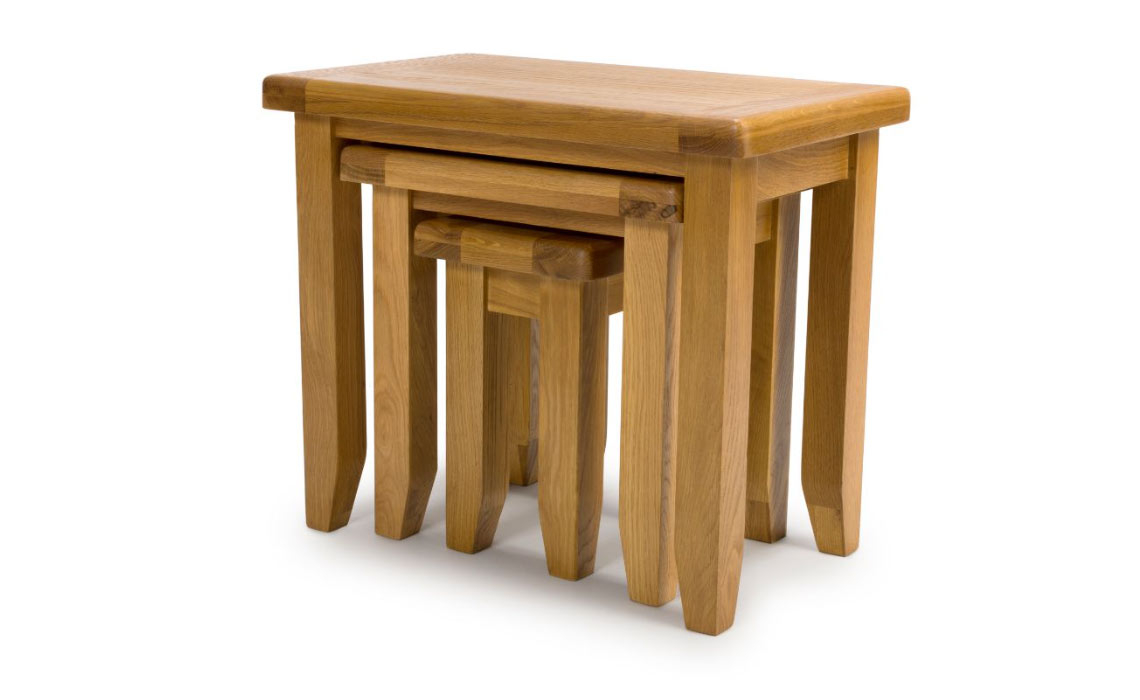 Hamilton Oak Nest Of Tables 