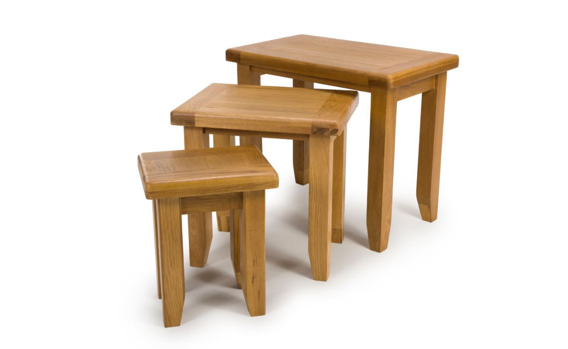 Hamilton Oak Nest Of Tables 