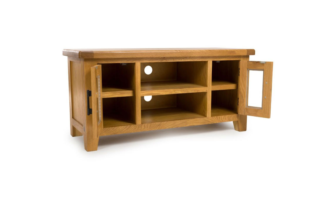 Hamilton Oak Large TV Unit