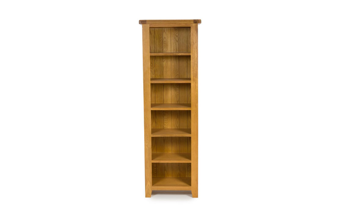 Hamilton Oak Slim Bookcase 