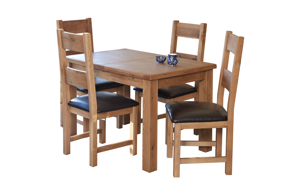 Hamilton Oak 120-165cm Extending Dining Table