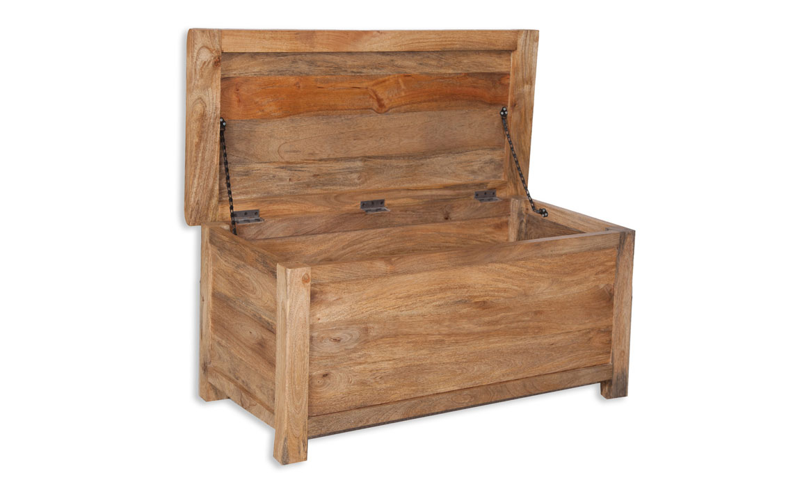 Chennai Solid Mango Blanket Box