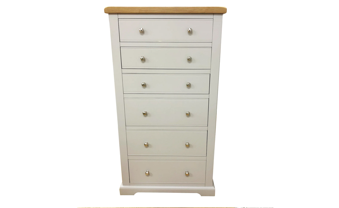Suffolk Painted 6 Drawer Tall Chest of Drawers