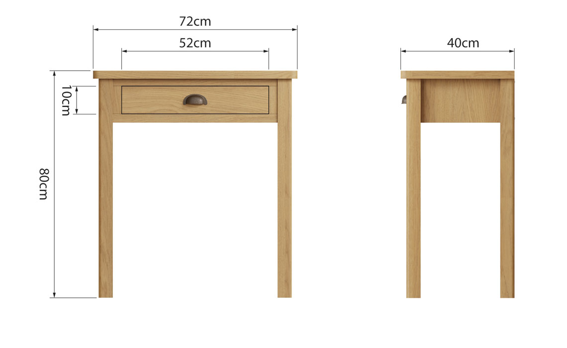 Woodbridge Oak Dressing Table