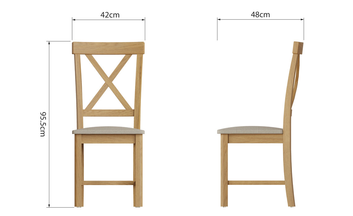 Woodbridge Oak Dining Chair With Pad