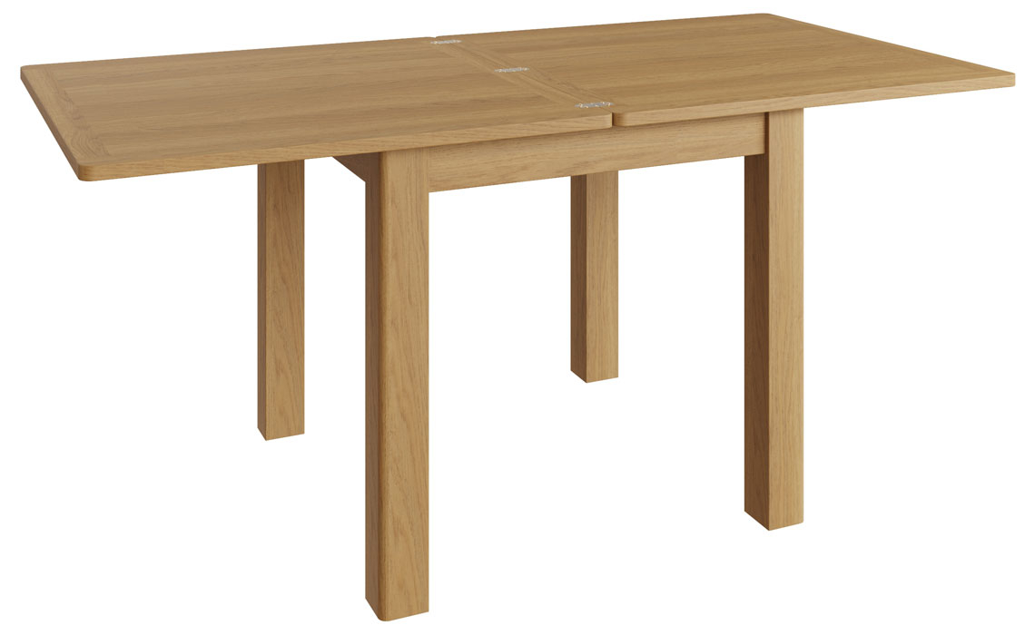 Woodbridge Oak 85-170cm Flip Top Extending Table