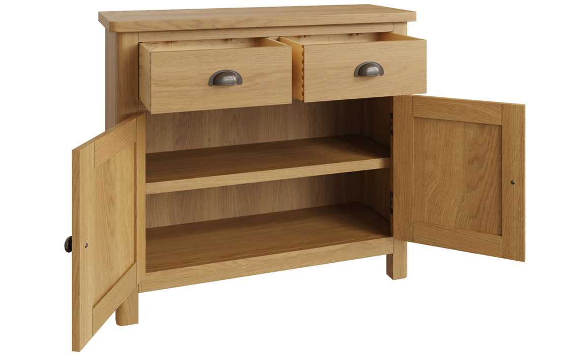 Woodbridge Oak 2 Door 2 Drawer Sideboard