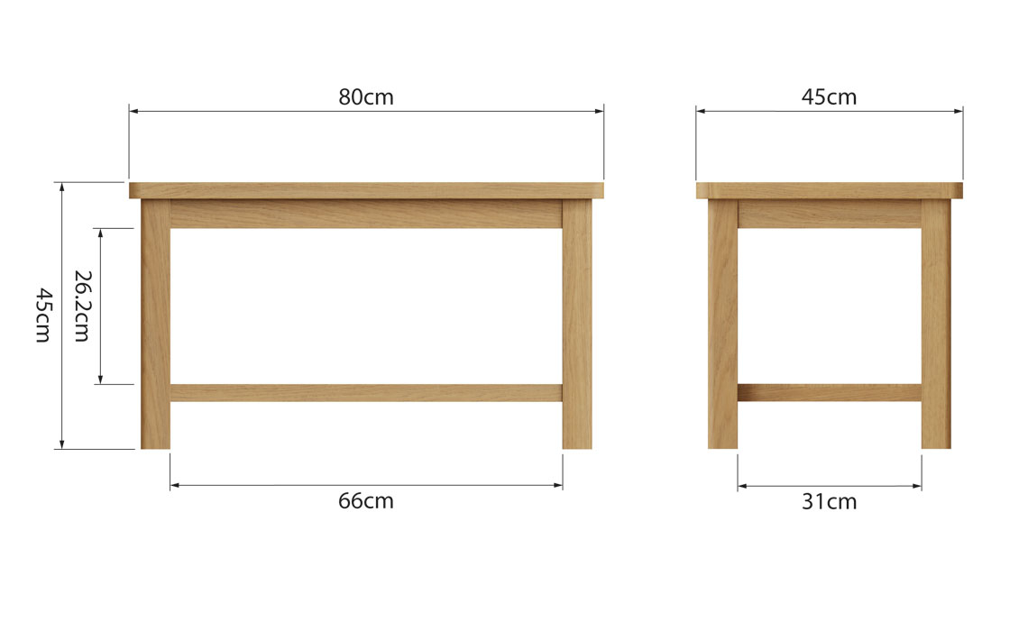 Woodbridge Oak Small Coffee Table