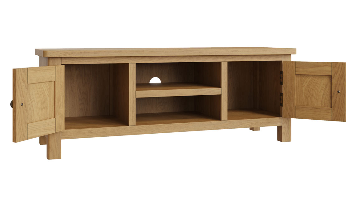 Woodbridge Oak Large TV Unit