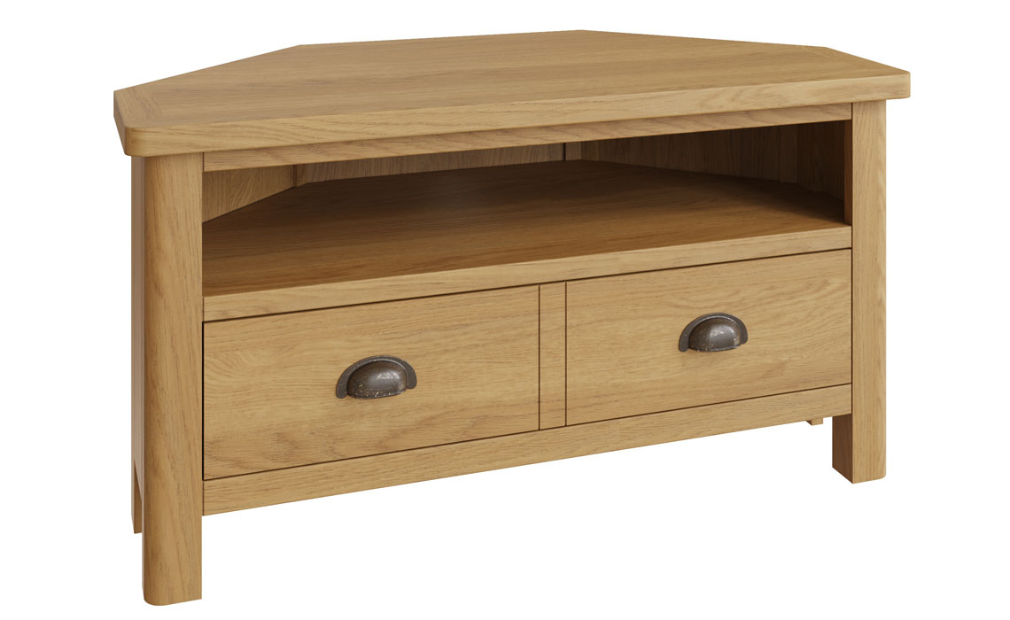 Woodbridge Oak Corner TV Unit