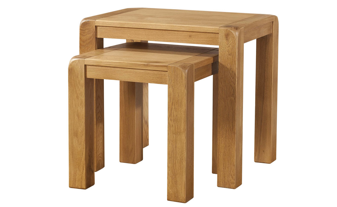 Tunstall Oak Nest Of 2 Tables