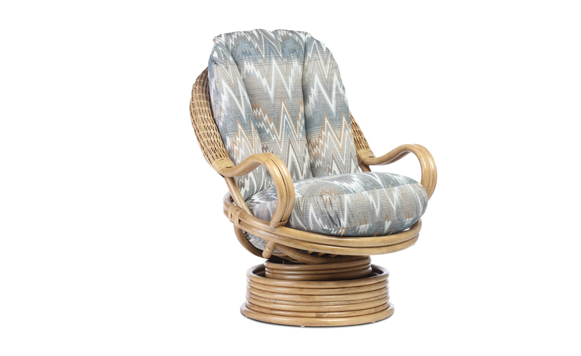 Jakarta Light Oak Deluxe Swivel Rocker Chair