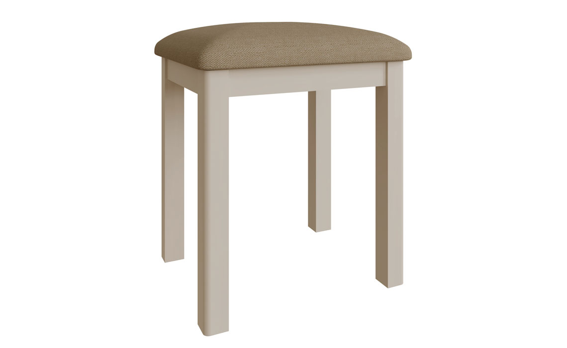 Woodbridge Truffle Grey Painted Dressing Stool