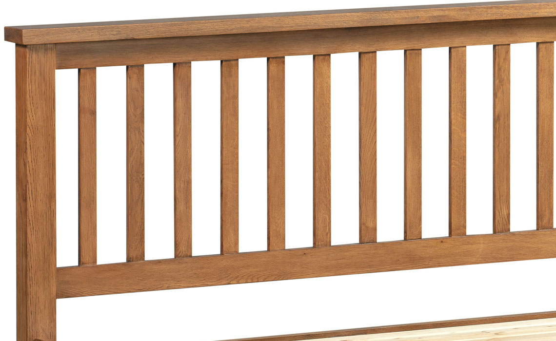 Lavenham Rustic Oak 4ft6 Double Bed Frame