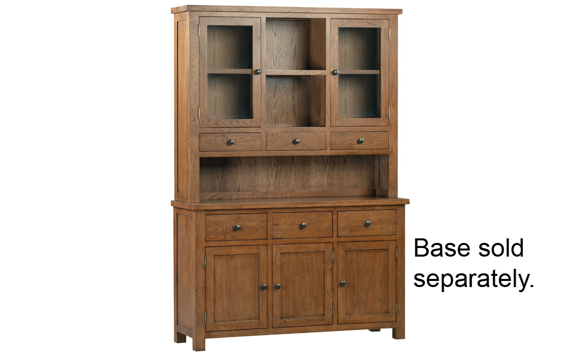 Lavenham Rustic Oak Large Dresser Top